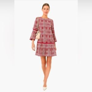 NWT Tuckernuck Cranberry Check Kennedy Dress sz XL
